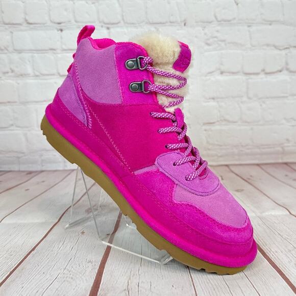 Ugg Highland Hi Heritage Raspberry Sorbet Boots Shoes Girls Size 6/Women’s Sz 7 - Picture 2 of 12